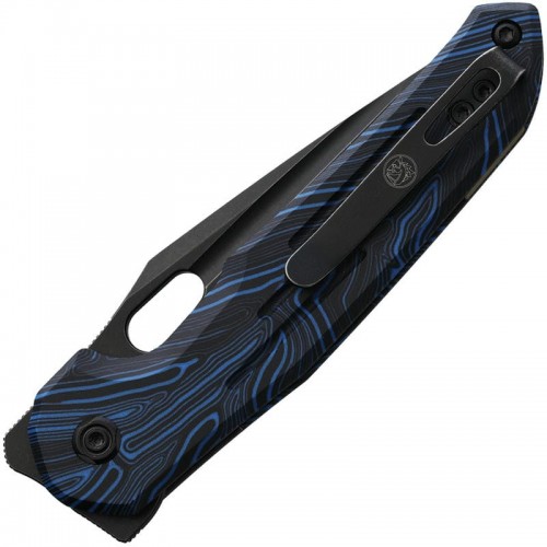 Vosteed Thunderbird - 3.25" M390 Black DP Blade Blue GT Mascus Handle