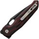 Vosteed Thunderbird - 3.25" M390 Black DP Blade Red GT Mascus Handle