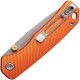 Vosteed Marten Folding Knife - 2.98" 154CM Blade Orange Aluminum Handle