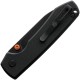 Vosteed Raccoon Crossbar Lock Folding Knife - 3.25" Black Nitro-V Steel DP Blade Black Aluminium Handle