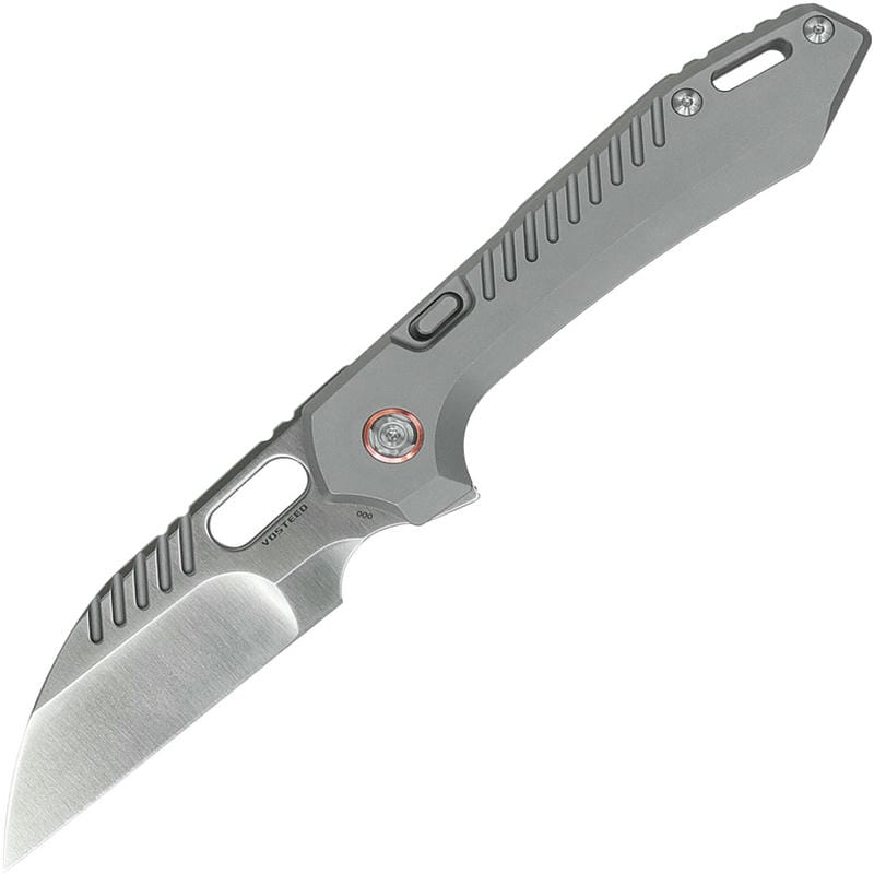 Vosteed RSKAOS Top LinerLock Knife - 3.46" M390 Wharncliffe Blade Titanium Handle