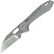 Vosteed RSKAOS Top LinerLock Knife - 3.46" M390 Wharncliffe Blade Titanium Handle
