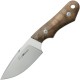 Viper Knives Handy Fixed Blade Knife - 3.3" CPM-MagnaCut Blade 3D Machined Walnut Wood Handle