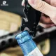 HX Outdoors Infantry Pocket Knife - 3.3" Black Coated Blade G10 Aluminium Handle with Glass Breaker Strap Cutter Cyclaire Knives and Tools