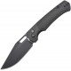 Artisan Cutlery Revel Folding Knife - 3.54" Black AR-RPM9 Blade Black FRN Handle