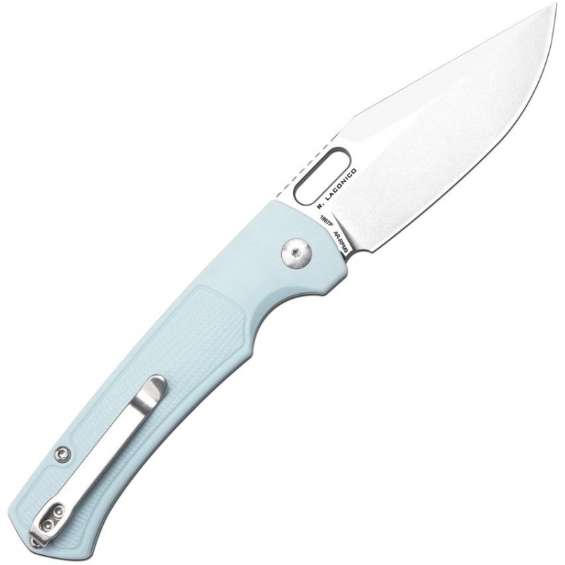Artisan Cutlery Revel Folding Knife - 3.54" AR-RPM9 Stonewashed Blade Mint Green FRN Handle