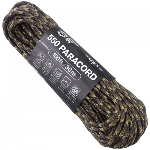 Atwood Rope MFG Premium 550 Paracord - Ground War - 100ft 