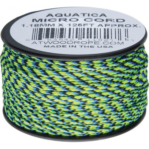 Atwood Rope MFG 1.18mm Micro Cord Aquatica 125ft Spool