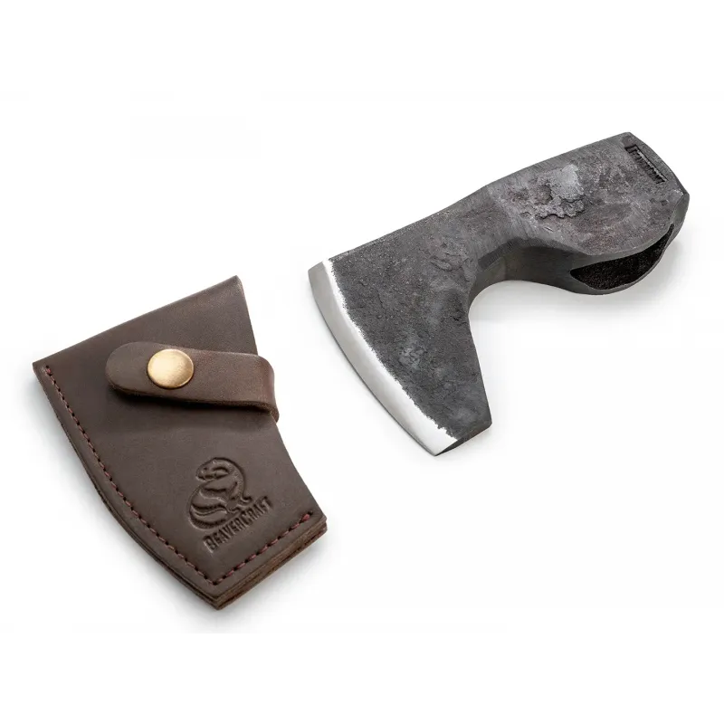 BeaverCraft AX6 Replacement Bearded Axe Head with Sheath Cyclaire Knives and Tools