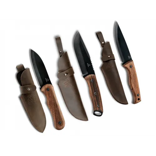 BeaverCraft Bushcraft Knives Bundle BSH3 Nightfall + BSH4 Dusk + BSH5 Shadow - SAVE 10%