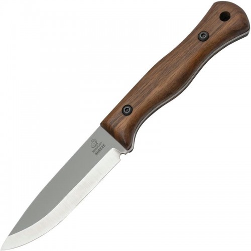 Beavercraft BSH6 Breeze Bushcraft Knife - 4.33" 1066 Carbon Blade Walnut Handle