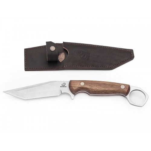 BeaverCraft CGK1 Camp Knife - 4.72" X50CrMoV15 Stainless Steel Blade Leather Sheath