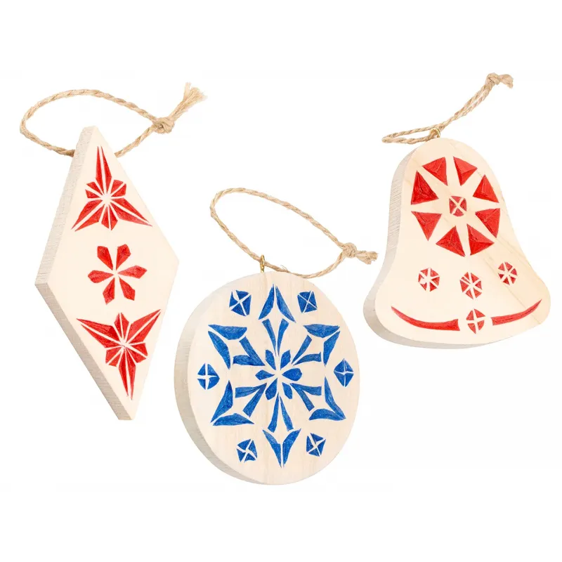 BeaverCraft Wooden Christmas Ornaments DIY Carving Kit Cyclaire Knives and Tools