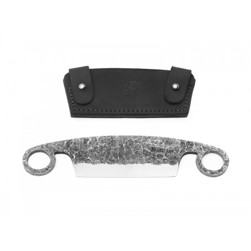 BeaverCraft DK5S Hand Forged Small Drawknife with Leather Sheath