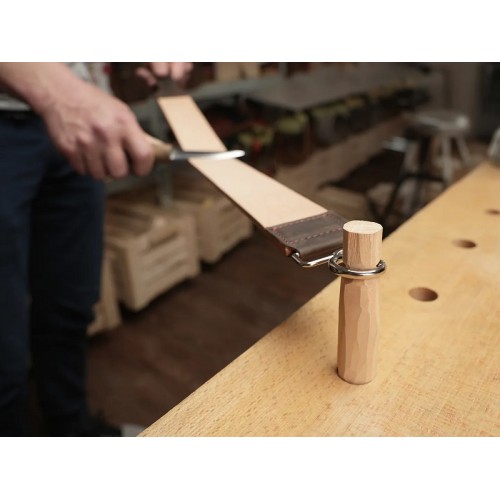 BeaverCraft LHS1 – Double-Sided Leather Hanging Strop