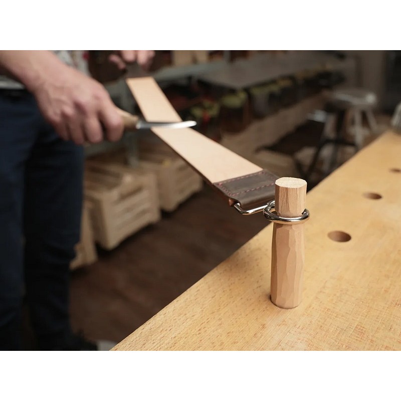 BeaverCraft LHS1 – Double-Sided Leather Hanging Strop