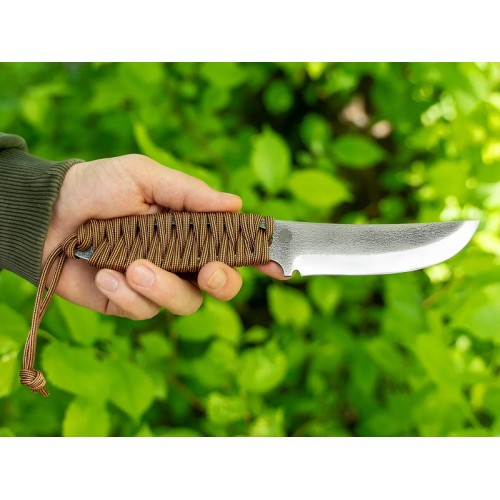 BeaverCraft SNK1 Skeleton Knife - 4.33" D2 Carbon Steel Blade Leather Sheath