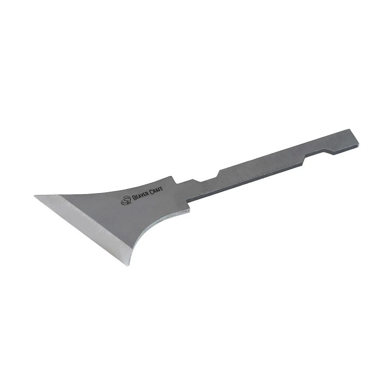 BeaverCraft Blank Knife Blade - 4.13" Geometric Carving C10