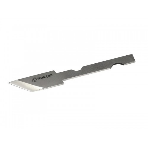 BeaverCraft Blank Knife Blade - 3.74" Skew C12