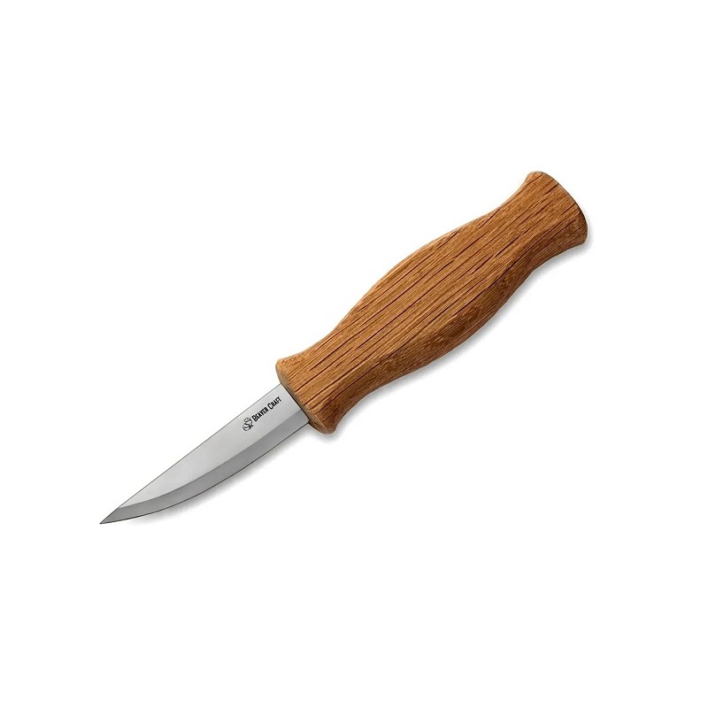 BeaverCraft C4 Wood Carving Whittling Knife with Oak Handle