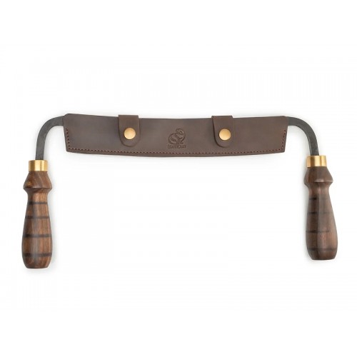 BeaverCraft DK4S Hand Forged Drawknife with Leather Sheath