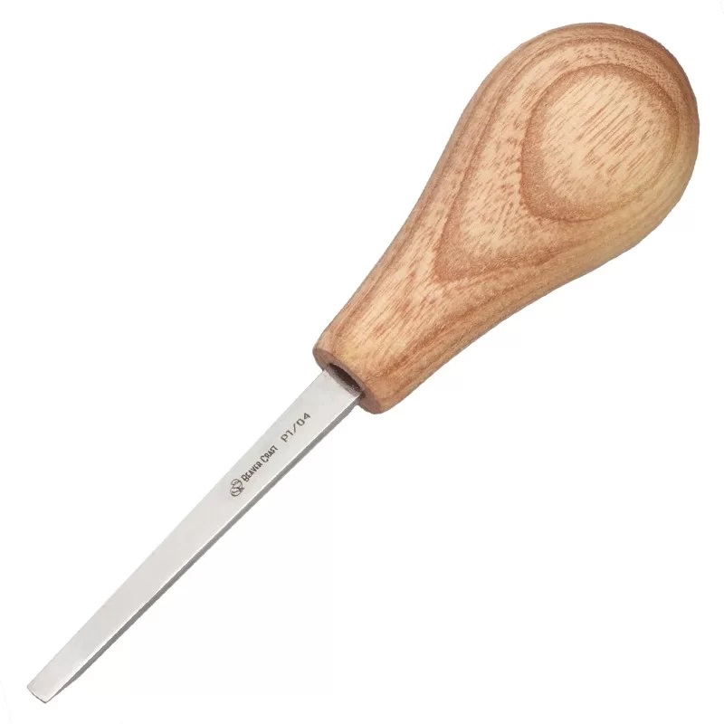 BeaverCraft P1/10 Palm Chisel Straight Flat - 10mm - Sweep No1