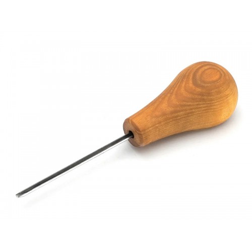 BeaverCraft P12/02 Palm Size Straight V Profile Chisel - 2mm - Sweep No12