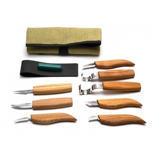 BeaverCraft S08 - 8 Piece Wood Carving Set