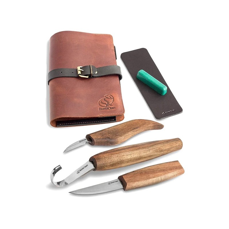 BeaverCraft S13X - Limited Edition Premium Wood Carving Tool Set