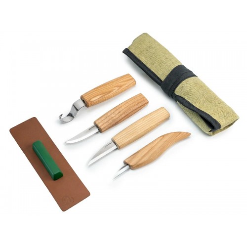 Beavercraft S48L Left Handed Wood Carving Tool Set for Spoon Carving