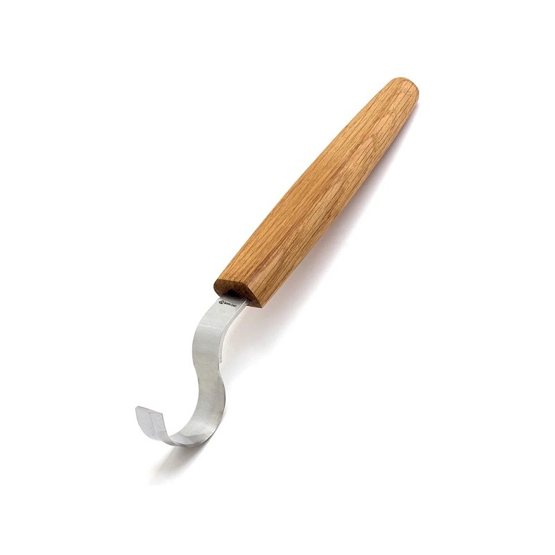 BeaverCraft SK2 Spoon Hook Wood Carving Knife with Oak Handle