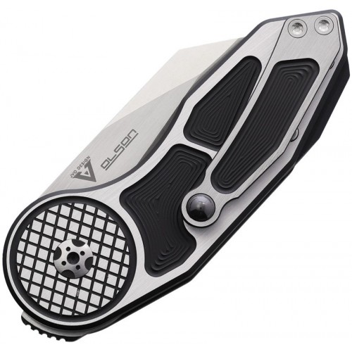 Begg Micro Burst Folding Knife - 2.25" VG-10 Wharncliffe Blade Machined Black Aluminum Handle