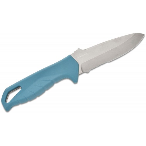 Benchmade 18040S Undercurrent Dive Knife - 4.32" CPM-MagnaCut Blade Depth Blue Santoprene Handle