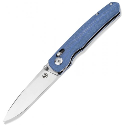 Boker Magnum Shango Folding Knife - 4.2" Stainless Steel Blade Blue Micarta Handle