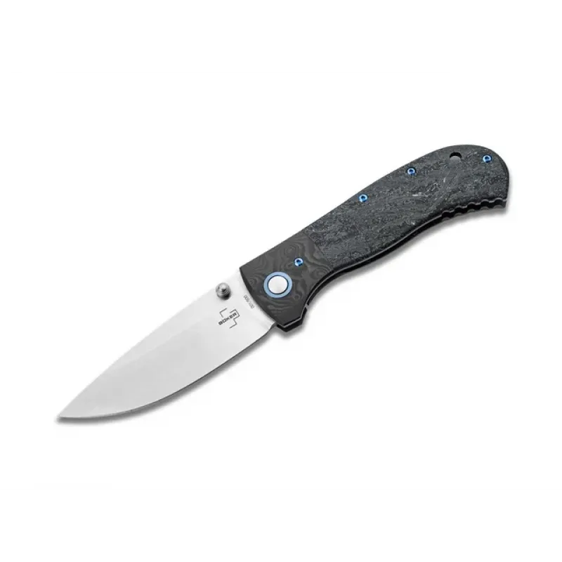 Boker Limited Edition 2024 Collection Folding Knife - 3.66" MagnaCut Blade Fat Carbon Fibre Handle Cyclaire Knives and Tools