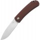 Boker Plus Boston UK EDC Folding Knife - 2.8" D2 Satin DP Blade Red G10 Handle