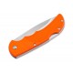 Boker Magnum HL Single Folding Knife - 3.22" 440C Stainless Steel Blade Orange TPR Handle