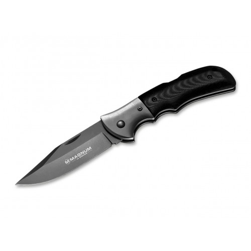 Boker Grey Eminence Folding Knife - 3.34" 440A Blade Micarta Handle