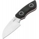 Boker Plus PryMate Pro Fixed Blade Knife - 2.95" Stonewashed Sheepsfoot, Black G10 Handles, Kydex Sheath