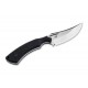 Boker Plus Tavros Fixed Blade Knife - 2.76" D2 Satin Trailing Point Blade Black G10 Handle Kydex Sheath
