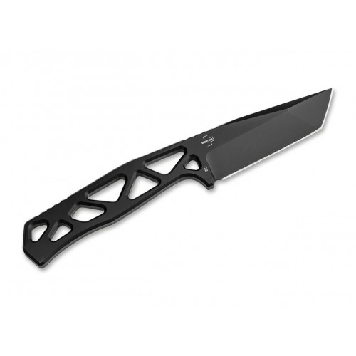 Heckler & Koch FX01 Fixed Blade Knife - 2.96" D2 Stainless Steel Blade Black Handle