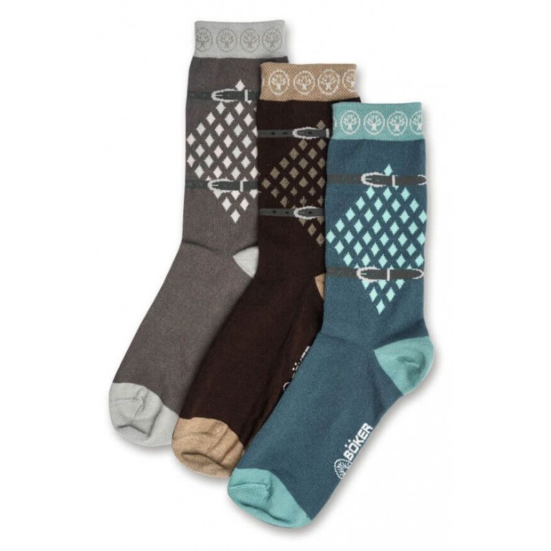 Boker Applegate Fairbairn Small Sock Set 3-Pack - UK Size 5 to 7