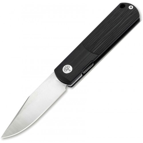 Boker BRLW Folding Pocket Knife - 2.55" Magnacut Blade Black G10 Handle
