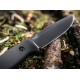 Boker DBK Bushfriend 2000 All Black Fixed Blade Knife - 4.33" 80CrV2 Blade Black Richlite Handle