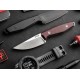 Boker AK1 Drop Point Richlite Redstone Fixed Blade Knife - 3.11" RWL34 Blade Richlite Handle