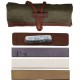 BPS Knives Knife Sharpening Kit 3 Stones Leather Strop and Case