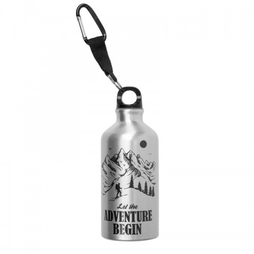 BPS Knives Stainless Steel 500ml Bottle with Carabiner