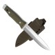 BPS Knives Kharakternyk Fixed Blade Knife - 5.71" D2 Steel Blade OD Green Micarta Handle