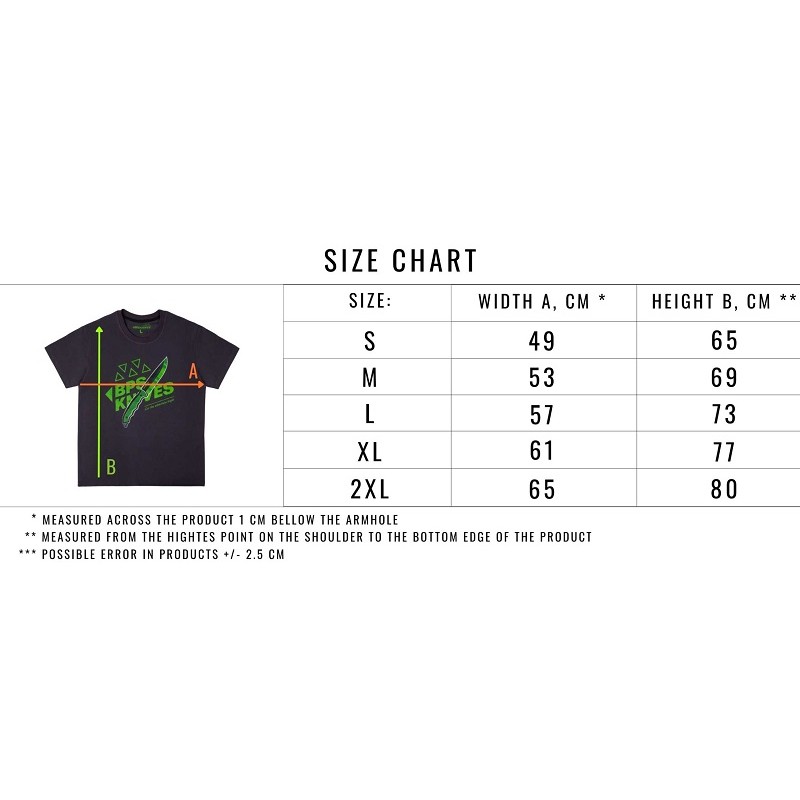 BPS Knives Dark Gray T-Shirt "BPS Knives" Small