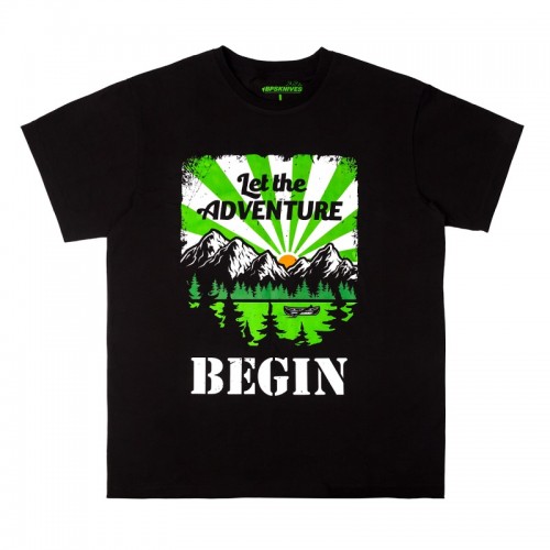 BPS Knives T-Shirt "Let The Adventure Begin" XX-Large